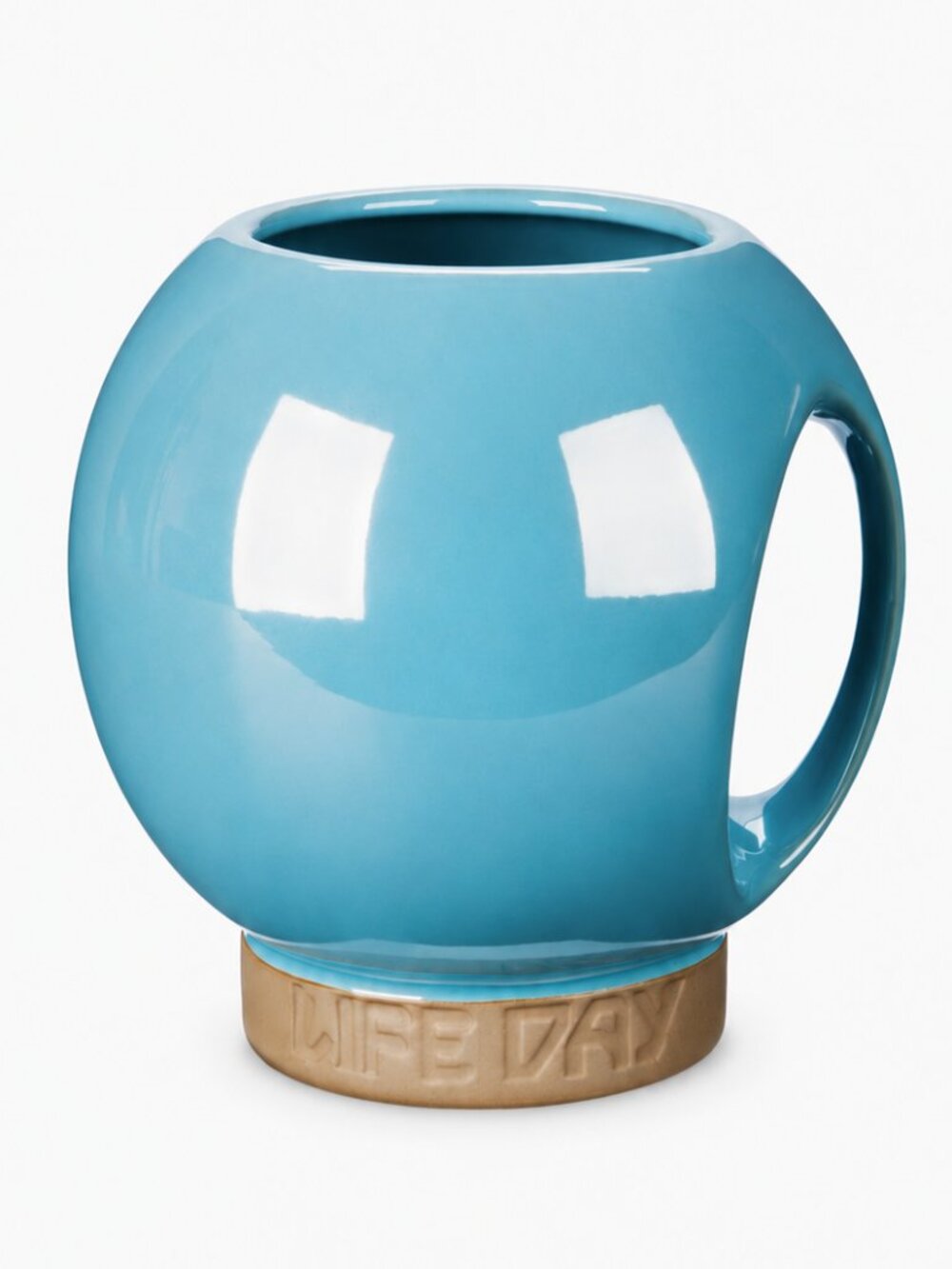 2021 Disney Parks Star Wars Galaxy's Edge Blue Orb Coffee Mug Wookie Life Day